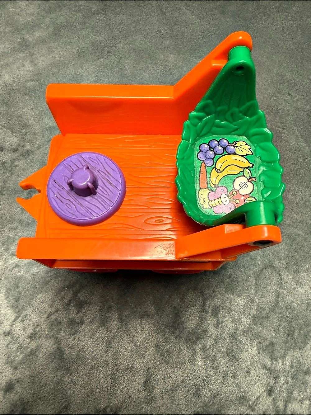 2001 Fisher Price Little People Zoo Train Orange Car #77948